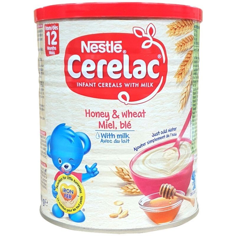Lait en poudre 12 mois - blé miel - CERELAC - 400g