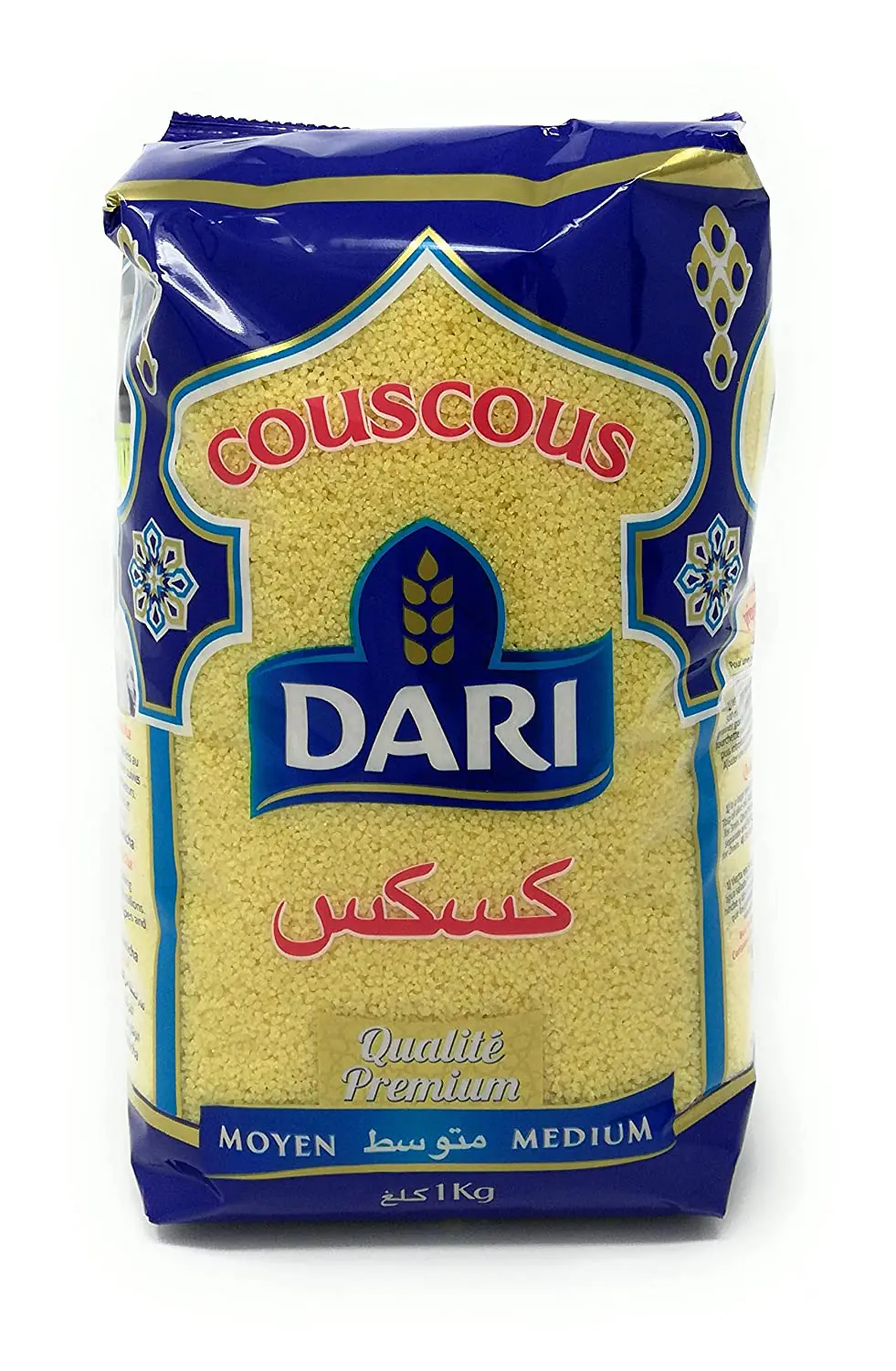 Dari Semoule Couscous Moyen – qualité premium 1kg