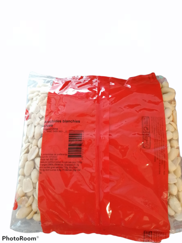 Arachides blanchies crues O’REGAL 500g